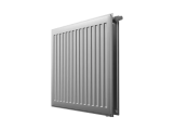 Радиатор стальной панельный Royal Thermo Ventil Hygiene VH20 1.5408 кВт настенный, высота - 200 мм, длина - 2400 мм, тип подключения - нижнее, присоединение резьбовое - 1/2", цвет - серый Silver Satin